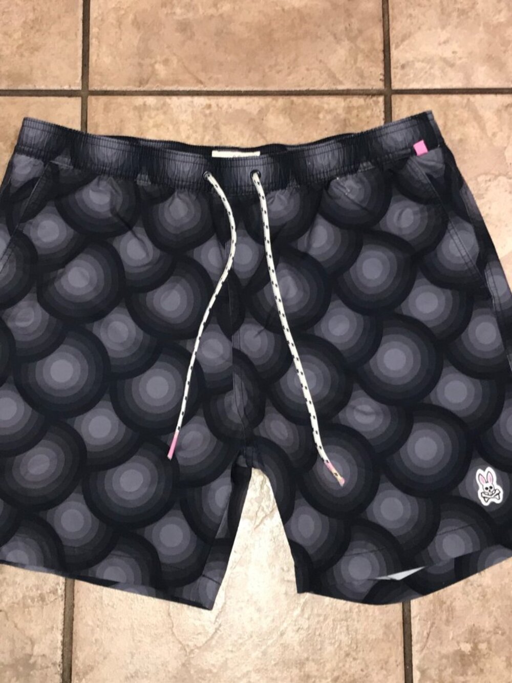 Men's Psycho Bunny Swim Trunks-Size L (Cut out Liner)